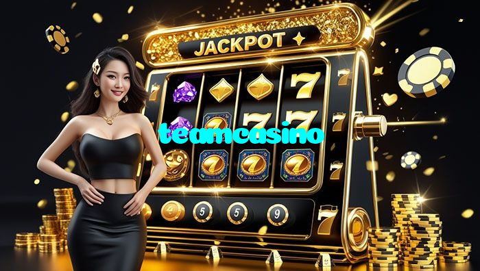 teamcasino casino presented on mobile device in Pakistan with slots and live games